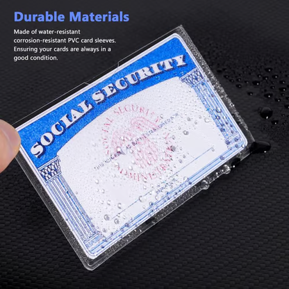 💥Social Security Card Protector Sleeves -100 Pack