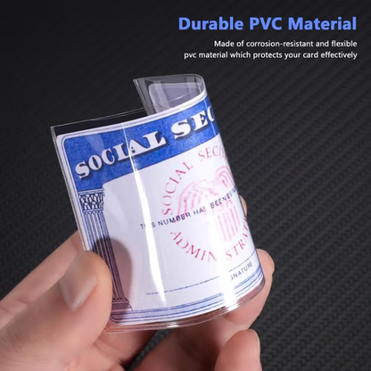 💥Social Security Card Protector Sleeves -100 Pack
