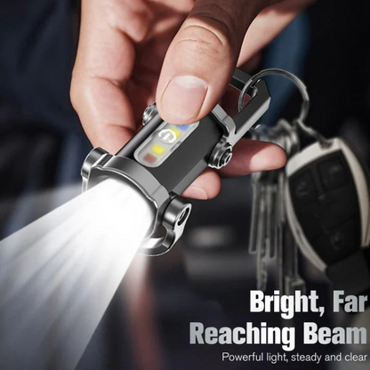 Portable Rechargeable Bright Keychain Flashlight